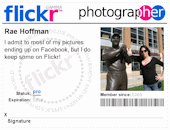 flickr badge