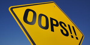 Oops! My bad!