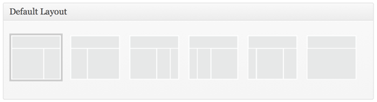 Default Layout Options
